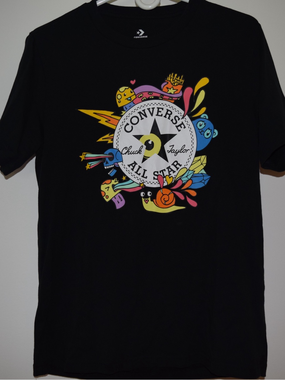 Converse Chuck Taylor All Star Graphic Tee 🖤🌈
